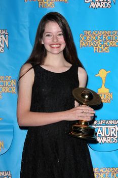 Mackenzie Foy
at the 41st Annual Saturn Awards Press Room, The Castaway, Burbank, CA 06-25-15/ImageCollect