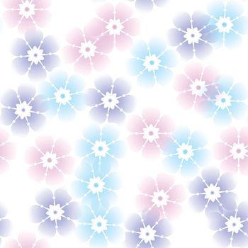 Seamless floral pastel pattern