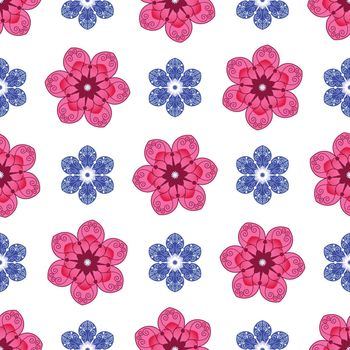 Seamless floral colorful pattern