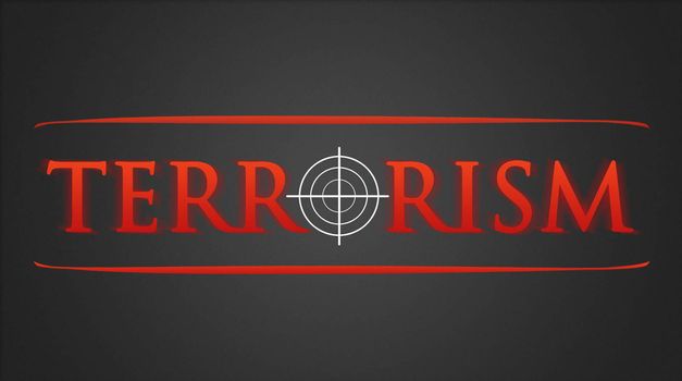 Terrorism - hairline cross
