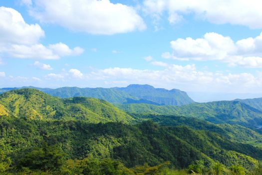 Landscape of layer mountain, Phetchabun ,Thailand