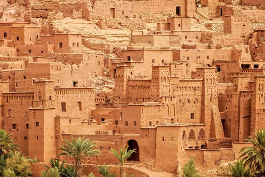 Clay kasbah Ait Benhaddou, Morocco