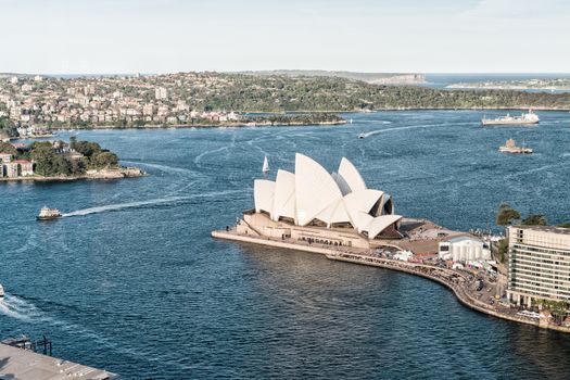 SYDNEY - OCTOBER 12, 2015: The Iconic Sydney Opera House is a mu
