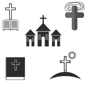 Set of Religion Icons
