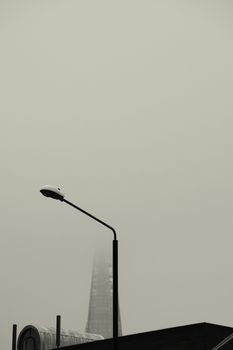 The Shard London in Fog