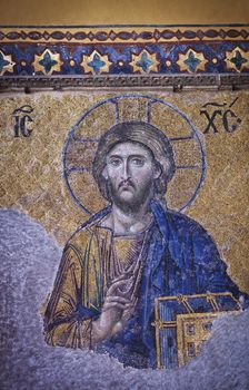 Jesus Mosaic at Hagia Sophia