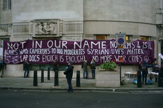 ENGLAND - LONDON - PROTESTS AGAINST SYRIA BOMBING