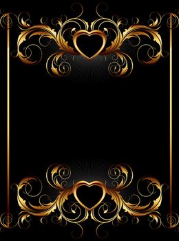ornate frame with heart