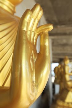 Buddha statues hand