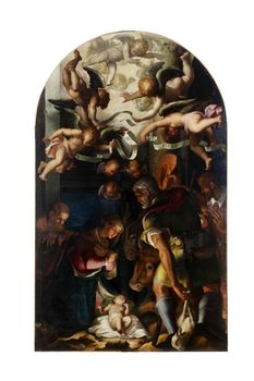 Unknown artist: Nativity, Adoration of the shepherds