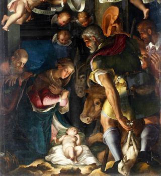 Unknown artist: Nativity, Adoration of the shepherds