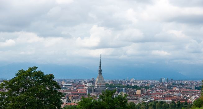 Dramatic sky over Torino