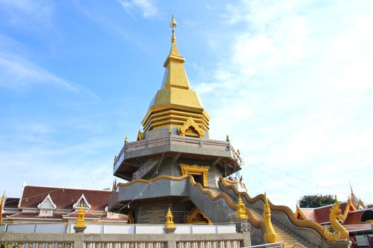 Thai temple, Wat Phothisompom at Udonthani, Thailand.