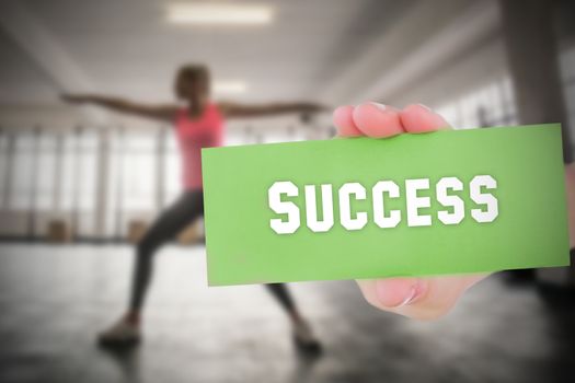 Success against people background