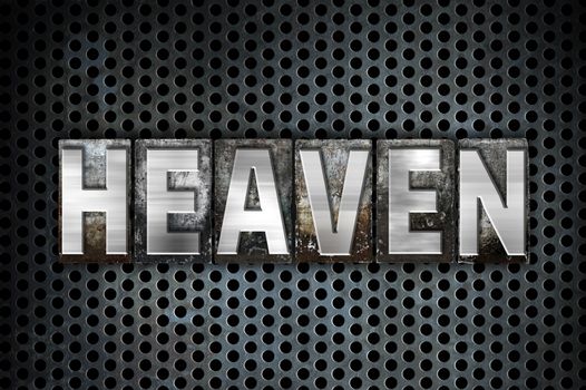 Heaven Concept Metal Letterpress Type