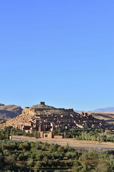 ait ben haddou town i morocoo pretected by UNESCO