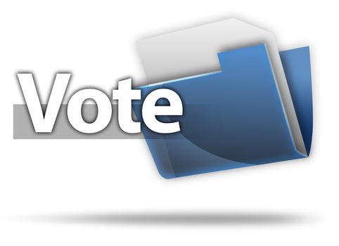 3D Style Folder Icon Vote