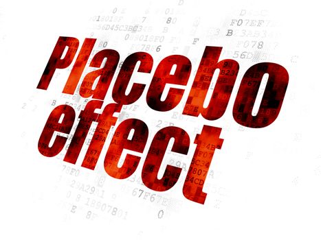 Health concept: Placebo Effect on Digital background