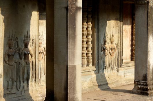 Apsaras Gallery at Angkor Wat