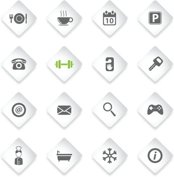 Hotel simply icons