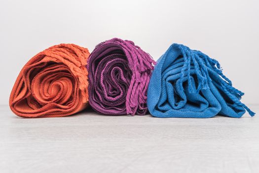 Collection of woolen soft and worm scarves