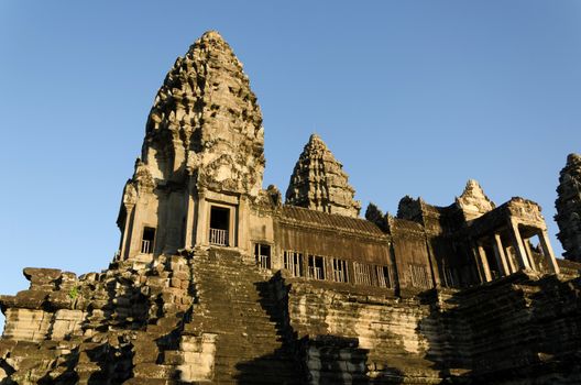 Central Tower of Angkor Wat in Siem Reap
