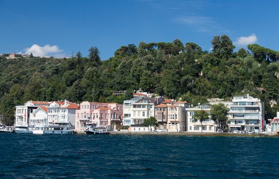 Buildings in Bosphorus Strait