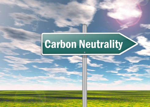 Signpost Carbon Neutrality