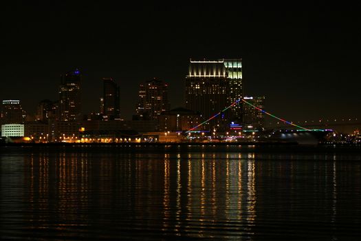 San Diego Skyline Night