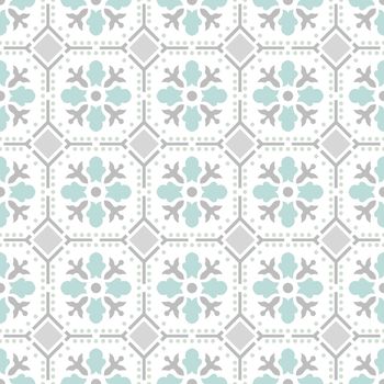 Seamless vintage background. Victorian ornament tile in vector.