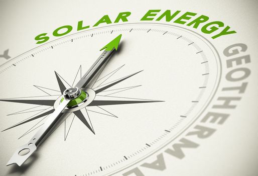 solar energy green renewable energies concept