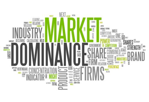 Word Cloud Market Dominance