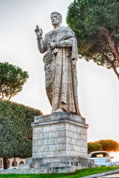 St Peters Monument, EUR district in Rome, Italy
