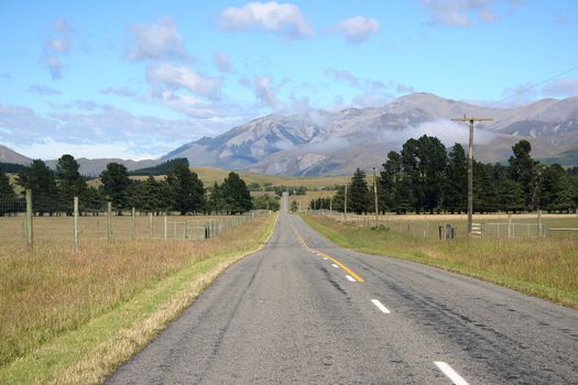 Scenic mountain road.