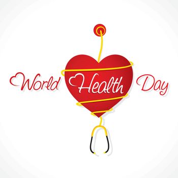 creative world health day design vector
