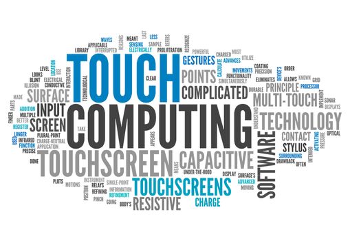 Word Cloud Touch Computing