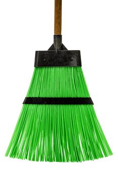 Broom, isolated on white background