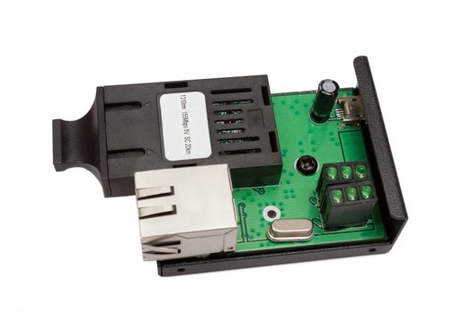 uncovered mini fiber optic Media converter 