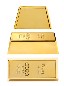 gold bullion close-up 