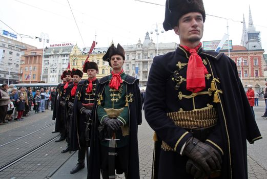 Guard of Honor of the Cravat Regiment popular tourist attraction in Zagreb
