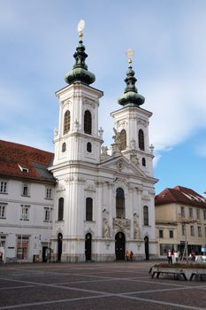 Mariahilf church in Graz, Styria, Austria