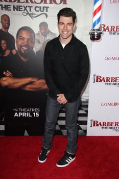 Max Greenfield at the "Barbershop The Next Cut" Premiere, TCL Chinese Theater, Hollywood, CA 04-06-16/ImageCollect