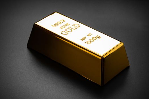 closeup of gold bullion