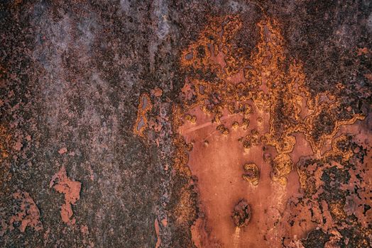 HDR rusty metal plate texture