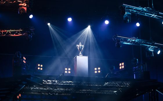 Arena hosting a gaming tournament