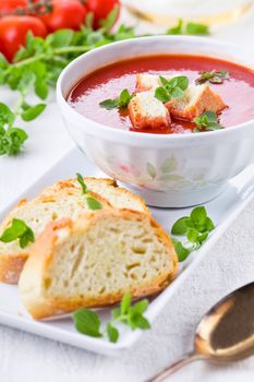 Tomato Soup With Oregano