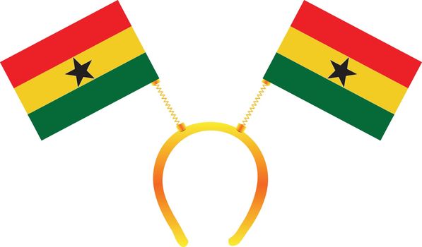 Headgear flag Ghana