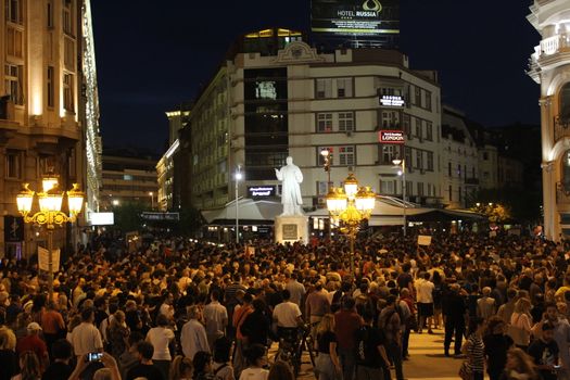 MACEDONIA - POLITICS - PROTESTS