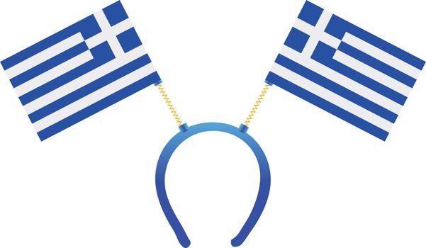 Headgear flag Greece