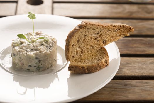 Crab mayonnaise with capers, parsley & tarragon & toasted sourdough